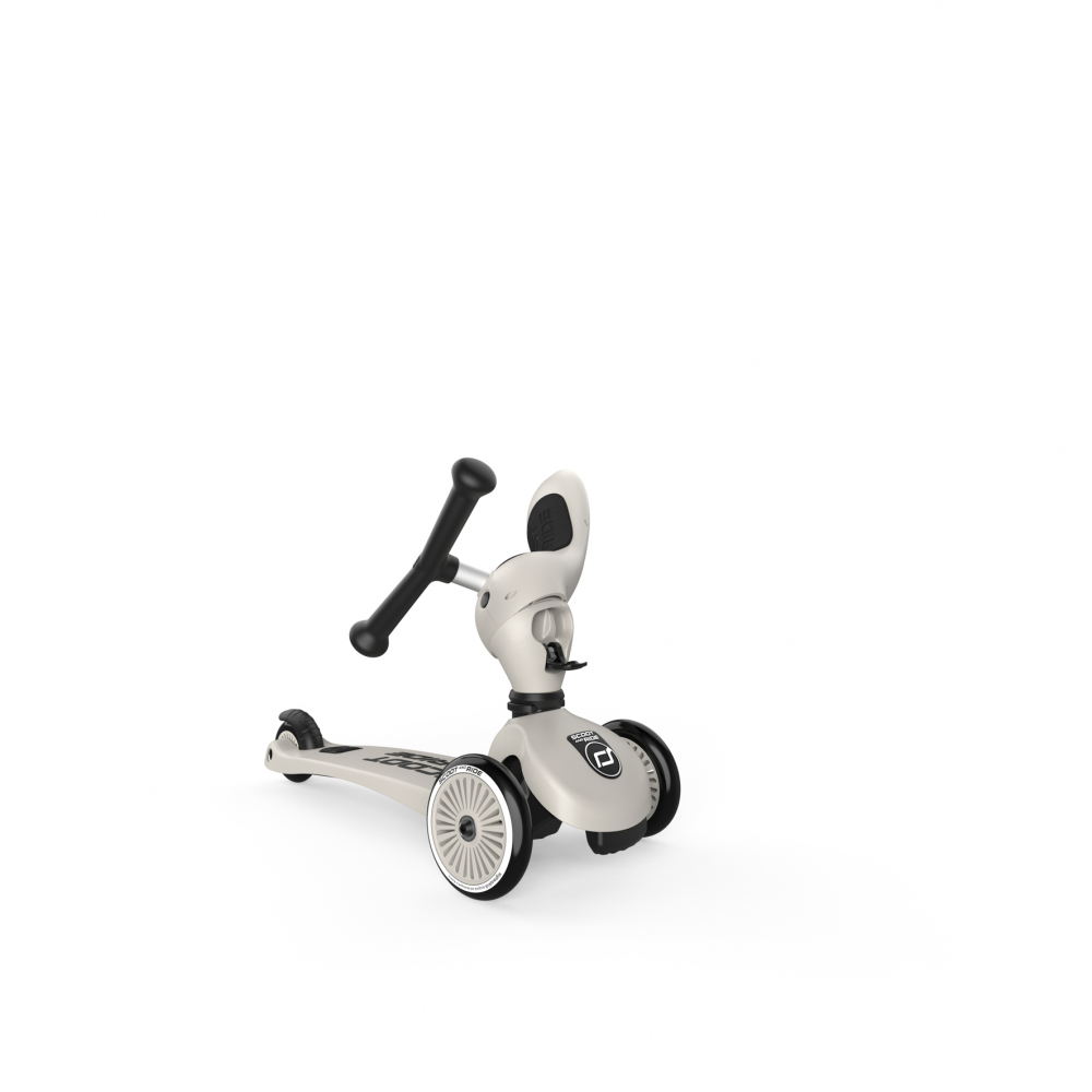 Trotineta copii cu sezut, transformabila 2in1, HighwayKick 1 Ash, 1-5 ani, pana la 50 kg, Scoot & Ride [6]
