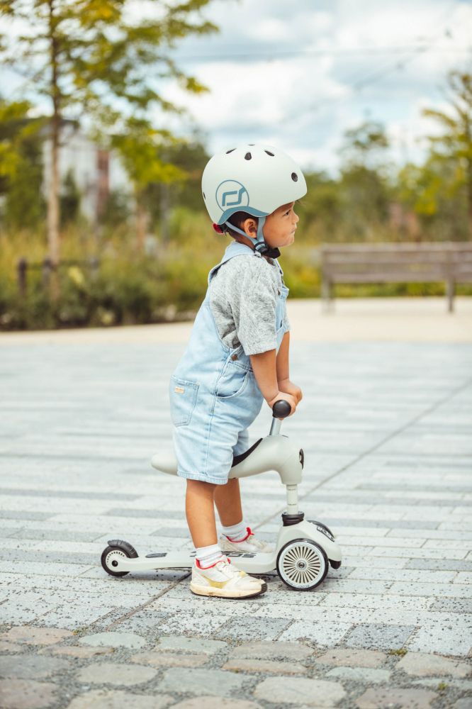 Trotineta copii cu sezut, transformabila 2in1, HighwayKick 1 Ash, 1-5 ani, pana la 50 kg, Scoot & Ride [16]