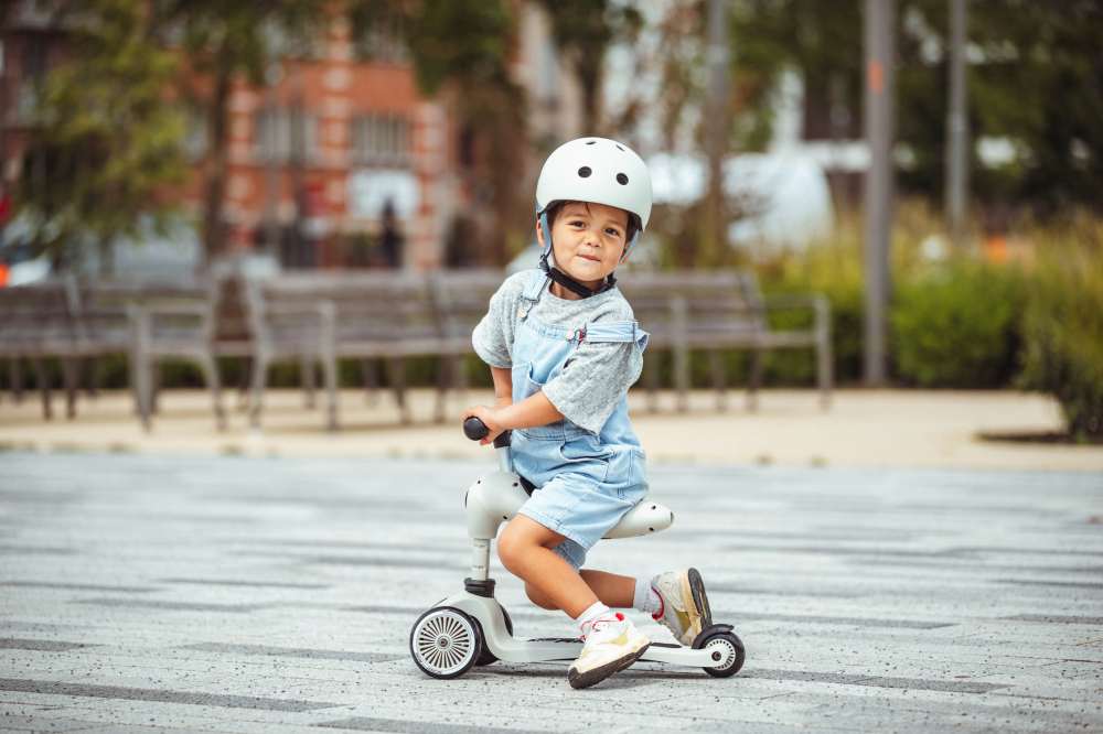 Trotineta copii cu sezut, transformabila 2in1, HighwayKick 1 Ash, 1-5 ani, pana la 50 kg, Scoot & Ride [17]
