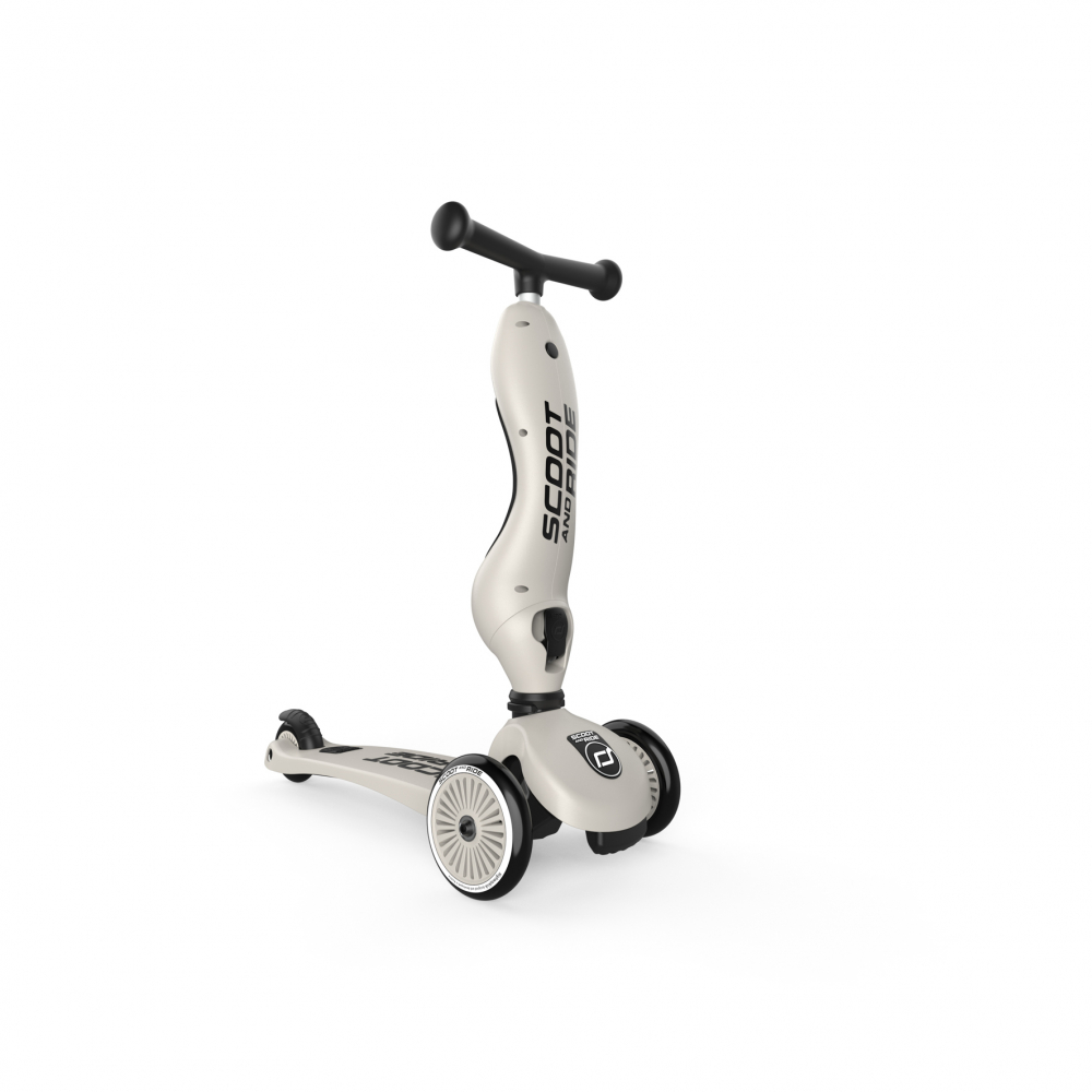 Trotineta copii cu sezut, transformabila 2in1, HighwayKick 1 Ash, 1-5 ani, pana la 50 kg, Scoot & Ride [7]