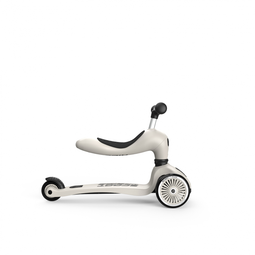 Trotineta copii cu sezut, transformabila 2in1, HighwayKick 1 Ash, 1-5 ani, pana la 50 kg, Scoot & Ride [5]