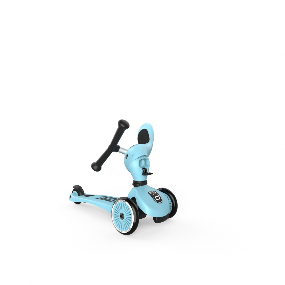 Trotineta copii cu sezut, transformabila 2in1, HighwayKick 1 Blueberry, 1-5 ani, pana la 50 kg, Scoot & Ride [6]