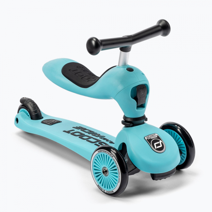 Trotineta copii cu sezut, transformabila 2in1, HighwayKick 1 Blueberry, 1-5 ani, pana la 50 kg, Scoot & Ride [18]