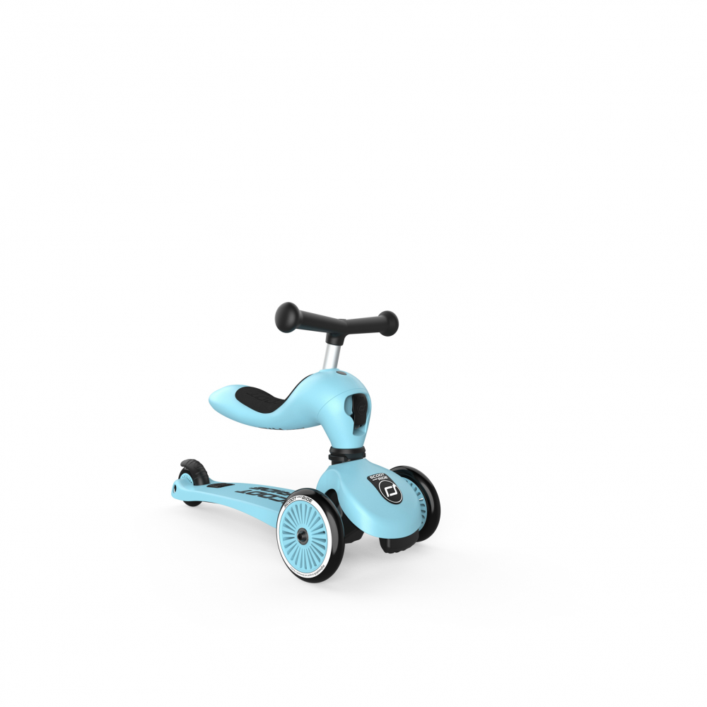 Trotineta copii cu sezut, transformabila 2in1, HighwayKick 1 Blueberry, 1-5 ani, pana la 50 kg, Scoot & Ride [4]
