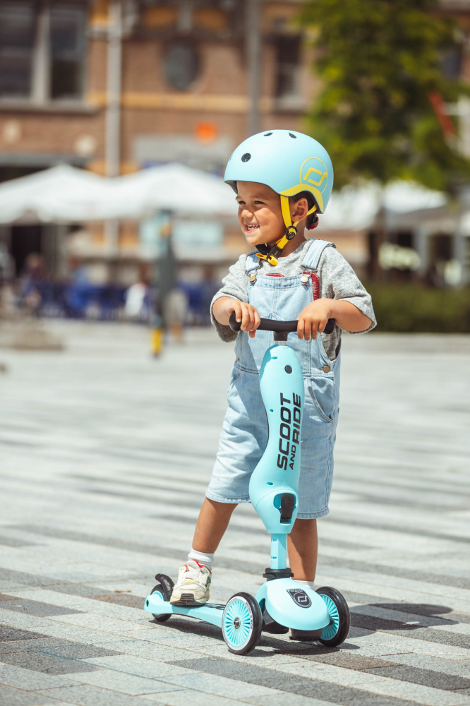 Trotineta copii cu sezut, transformabila 2in1, HighwayKick 1 Blueberry, 1-5 ani, pana la 50 kg, Scoot & Ride [23]