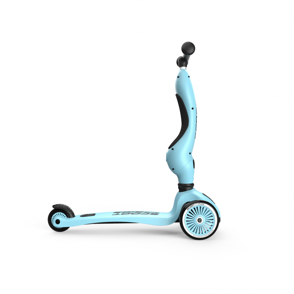 Trotineta copii cu sezut, transformabila 2in1, HighwayKick 1 Blueberry, 1-5 ani, pana la 50 kg, Scoot & Ride [7]