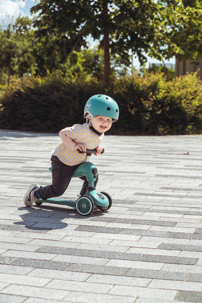 Trotineta copii cu sezut, transformabila 2in1, HighwayKick 1 Forest, 1-5 ani, pana la 50 kg, Scoot & Ride [19]