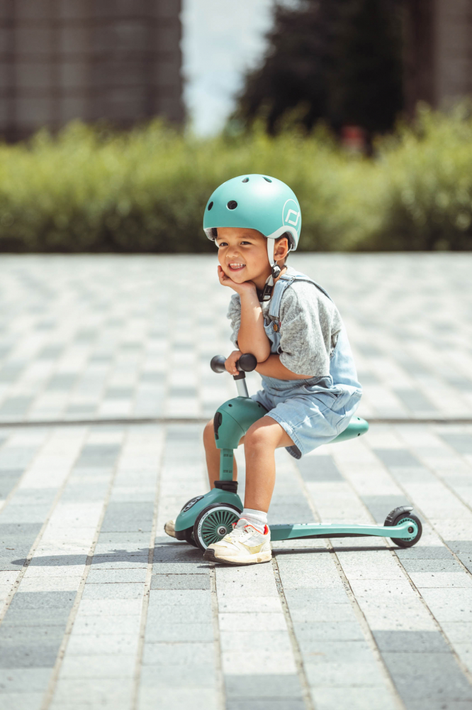 Trotineta copii cu sezut, transformabila 2in1, HighwayKick 1 Forest, 1-5 ani, pana la 50 kg, Scoot & Ride [21]