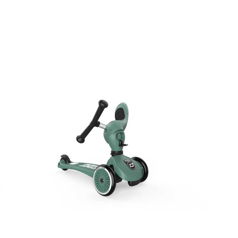 Trotineta copii cu sezut, transformabila 2in1, HighwayKick 1 Forest, 1-5 ani, pana la 50 kg, Scoot & Ride [11]