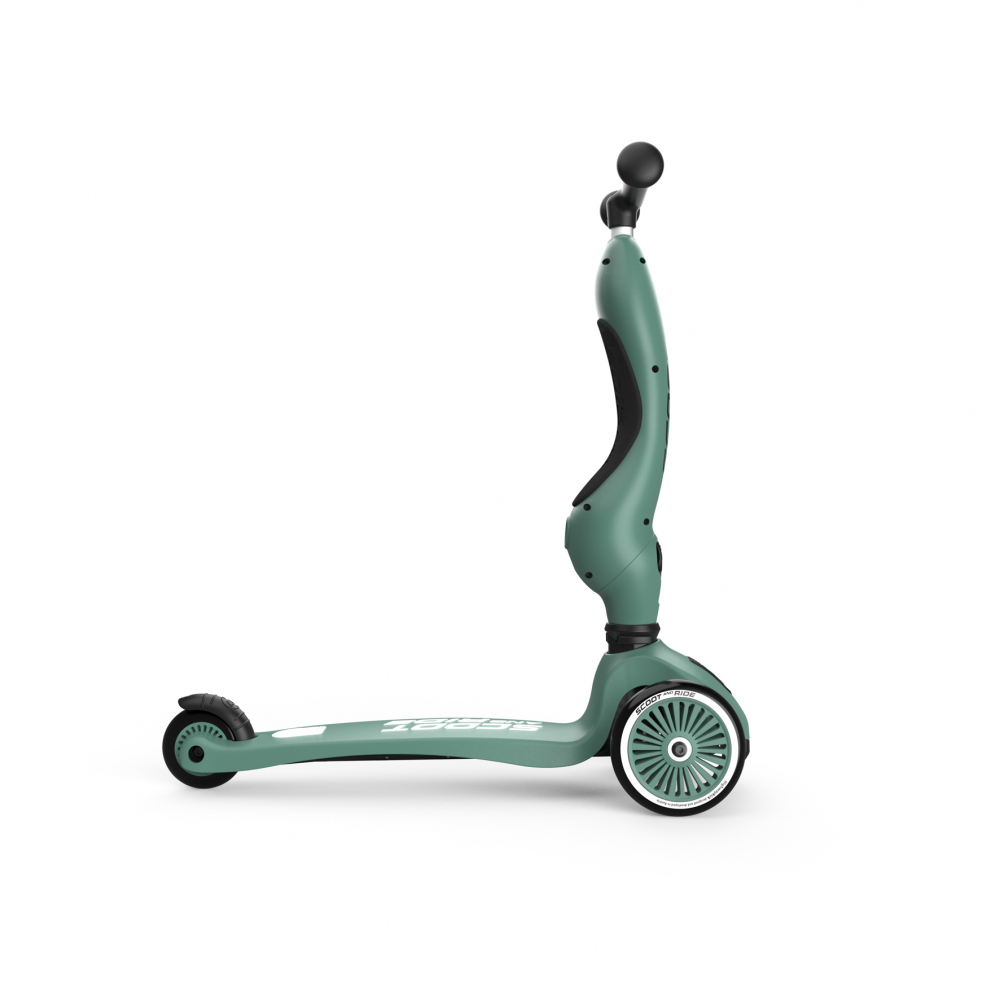 Trotineta copii cu sezut, transformabila 2in1, HighwayKick 1 Forest, 1-5 ani, pana la 50 kg, Scoot & Ride [13]