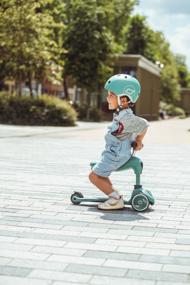 Trotineta copii cu sezut, transformabila 2in1, HighwayKick 1 Forest, 1-5 ani, pana la 50 kg, Scoot & Ride [22]