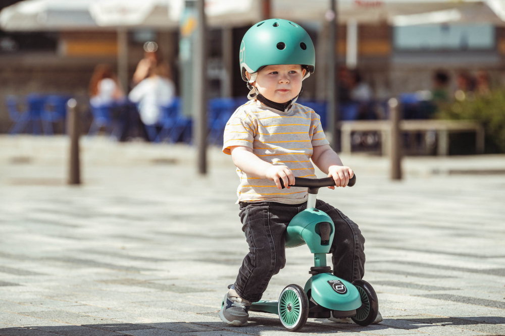Trotineta copii cu sezut, transformabila 2in1, HighwayKick 1 Forest, 1-5 ani, pana la 50 kg, Scoot & Ride [17]