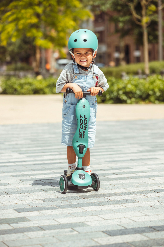 Trotineta copii cu sezut, transformabila 2in1, HighwayKick 1 Forest, 1-5 ani, pana la 50 kg, Scoot & Ride [15]