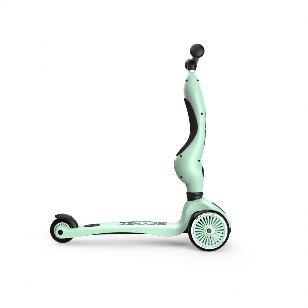 Trotineta copii cu sezut, transformabila 2in1, HighwayKick 1 Kiwi, 1-5 ani, pana la 50 kg, Scoot & Ride [8]