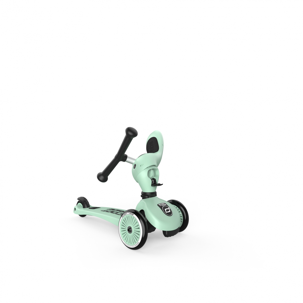 Trotineta copii cu sezut, transformabila 2in1, HighwayKick 1 Kiwi, 1-5 ani, pana la 50 kg, Scoot & Ride [6]
