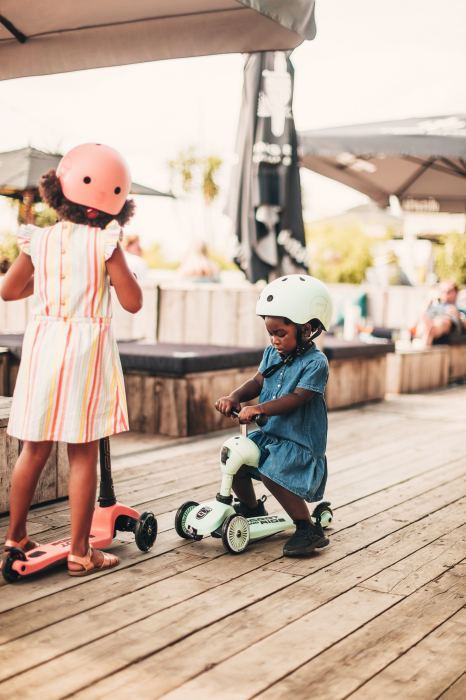 Trotineta copii cu sezut, transformabila 2in1, HighwayKick 1 Kiwi, 1-5 ani, pana la 50 kg, Scoot & Ride [18]