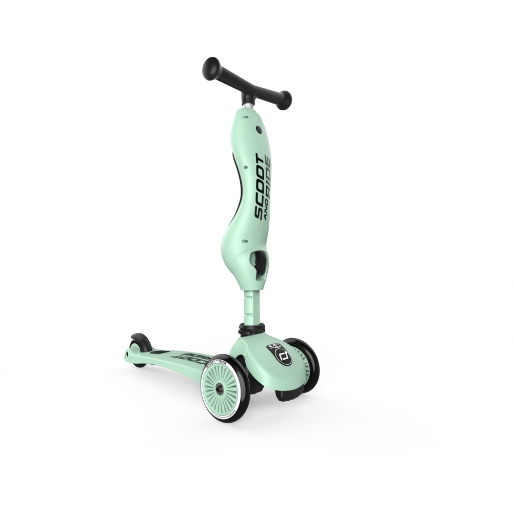 Trotineta copii cu sezut, transformabila 2in1, HighwayKick 1 Kiwi, 1-5 ani, pana la 50 kg, Scoot & Ride [7]