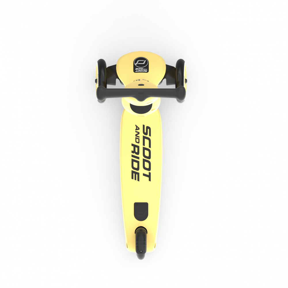 Trotineta copii cu sezut, transformabila 2in1, HighwayKick 1 Lemon, 1-5 ani, pana la 50 kg, Scoot & Ride [8]