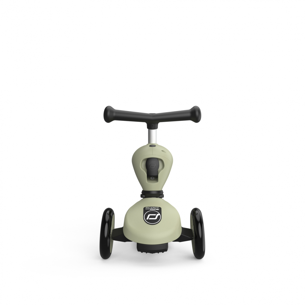 Trotineta copii cu sezut, transformabila 2in1, HighwayKick 1 Olive, 1-5 ani, pana la 50 kg, Scoot & Ride [3]