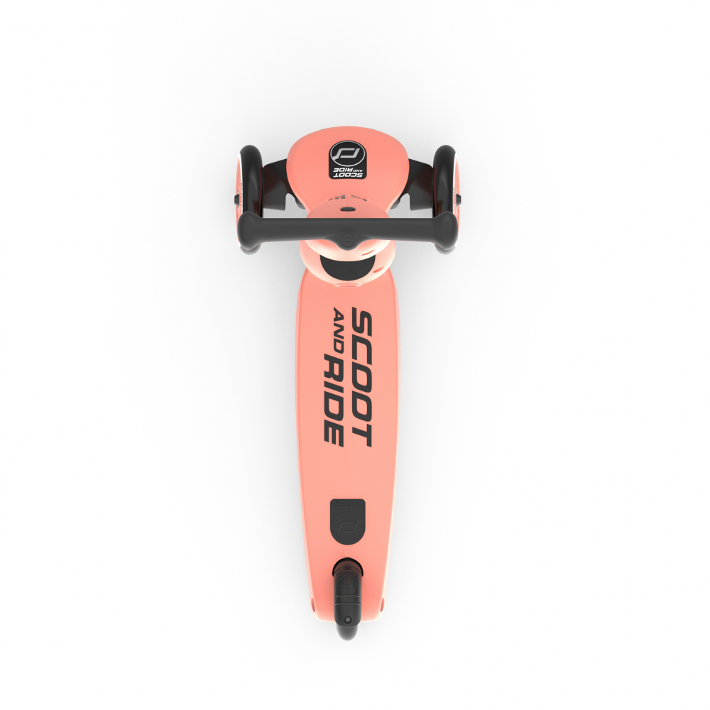 Trotineta copii cu sezut, transformabila 2in1, HighwayKick 1 Peach, 1-5 ani, pana la 50 kg, Scoot & Ride [9]