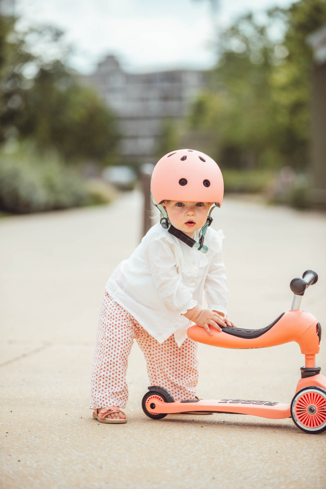Trotineta copii cu sezut, transformabila 2in1, HighwayKick 1 Peach, 1-5 ani, pana la 50 kg, Scoot & Ride [24]