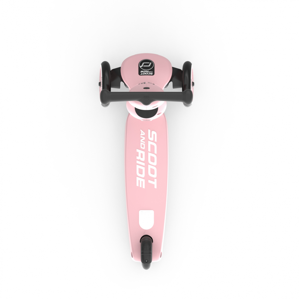 Trotineta copii cu sezut, transformabila 2in1, HighwayKick 1 Rose, 1-5 ani, pana la 50 kg, Scoot & Ride [3]