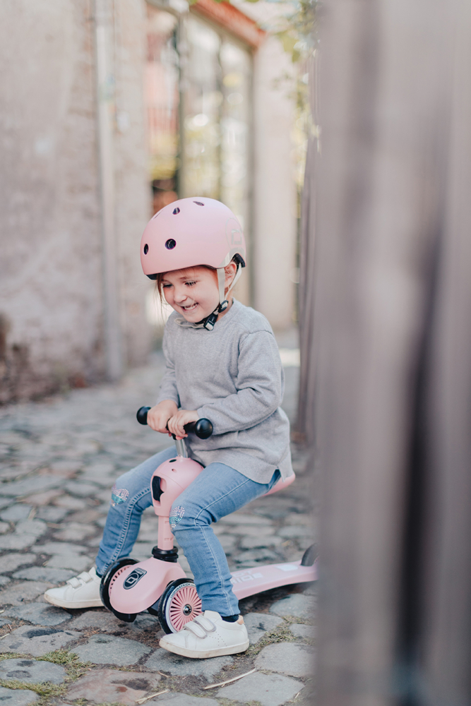 Trotineta copii cu sezut, transformabila 2in1, HighwayKick 1 Rose, 1-5 ani, pana la 50 kg, Scoot & Ride [23]