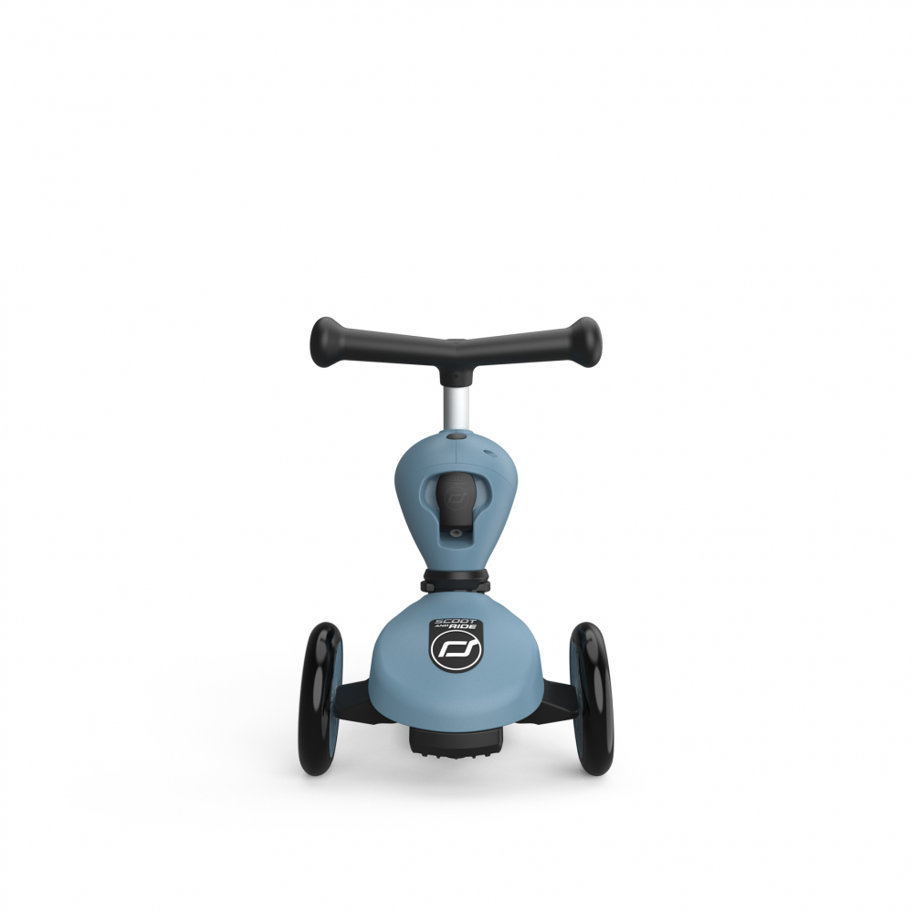 Trotineta copii cu sezut, transformabila 2in1, HighwayKick 1 Steel, 1-5 ani, pana la 50 kg, Scoot & Ride [8]