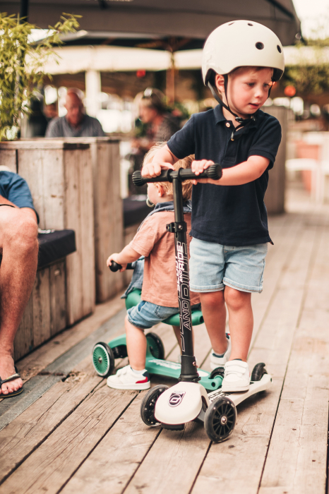 SCOOT AND RIDE - Trotineta HighwayKick 3 Pliabila, 3-6 ani, Ash, roti luminoase [19]