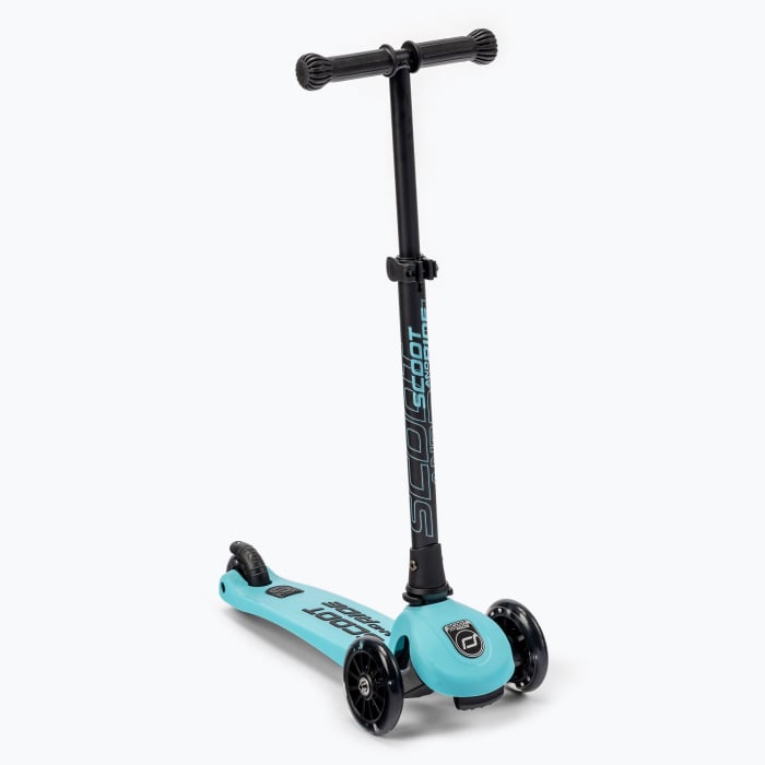 SCOOT AND RIDE - Trotineta HighwayKick 3 Pliabila, 3-6 ani, Blueberry, roti luminoase [6]