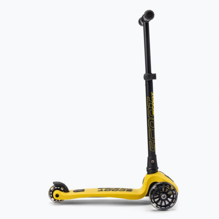 SCOOT AND RIDE - Trotineta HighwayKick 3 Pliabila, 3-6 ani, Lemon, roti luminoase [5]
