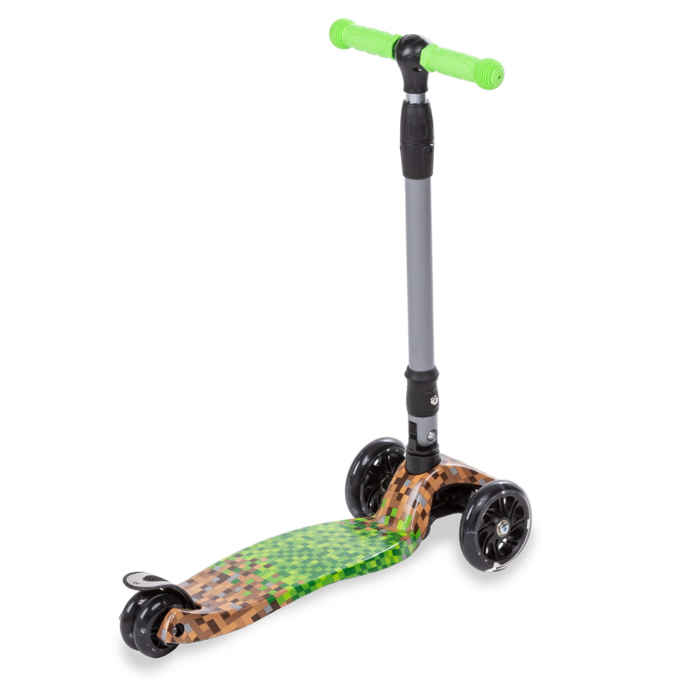 Trotineta copii pliabila, reglabila, roti luminoase, Vento Game, 3+ ani, pana la 50 kg, Kidwell [4]