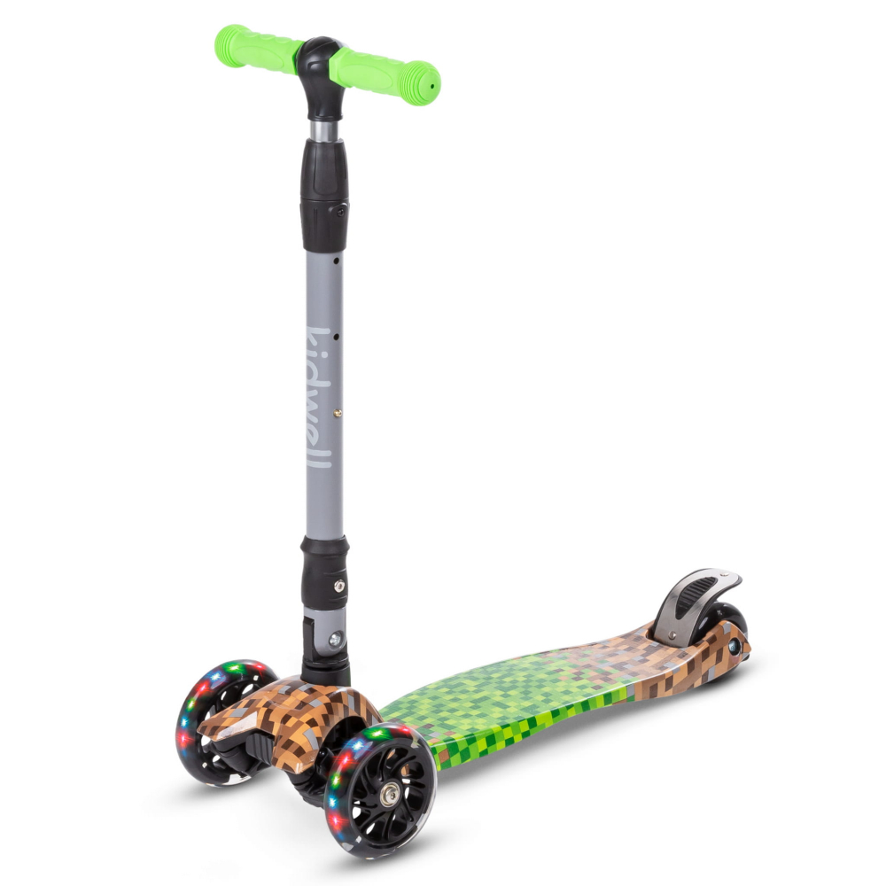 Trotineta copii pliabila, reglabila, roti luminoase, Vento Game, 3+ ani, pana la 50 kg, Kidwell [8]