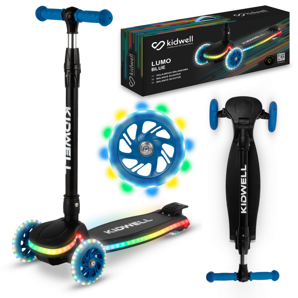 Trotinetă LUMO Blue Balance – Aventură colorată și distracție în siguranță! [1]
