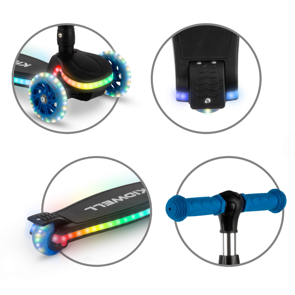 Trotinetă LUMO Blue Balance – Aventură colorată și distracție în siguranță! [9]