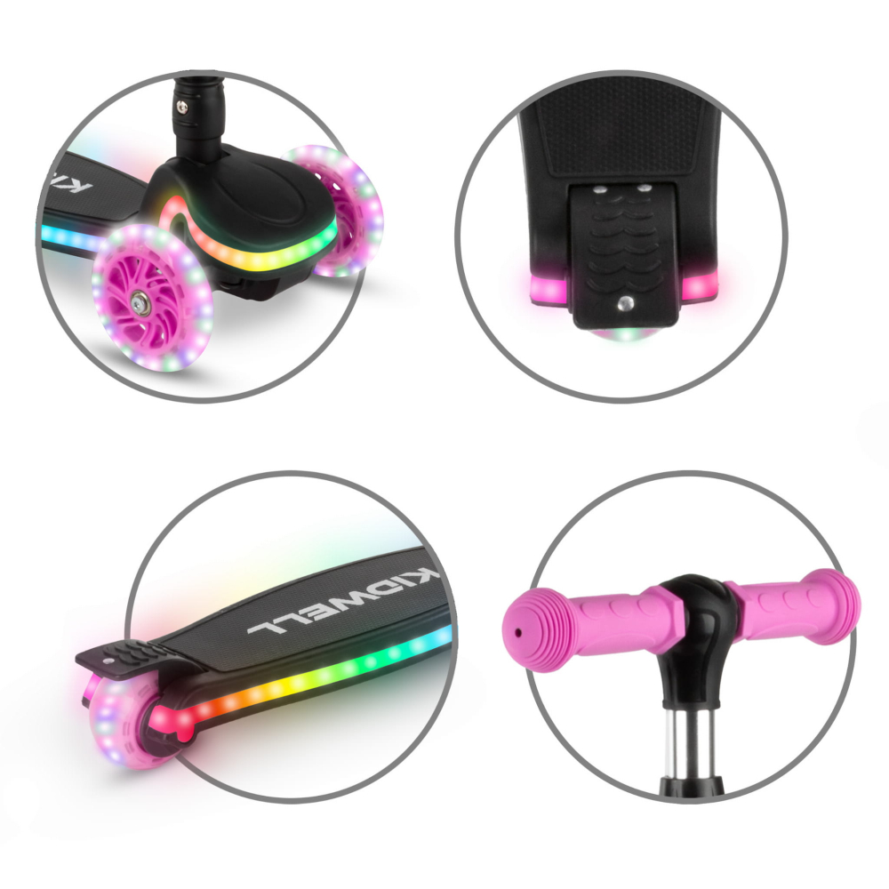 Trotinetă LUMO Pink Balance – Aventură colorată și distracție în siguranță! [9]