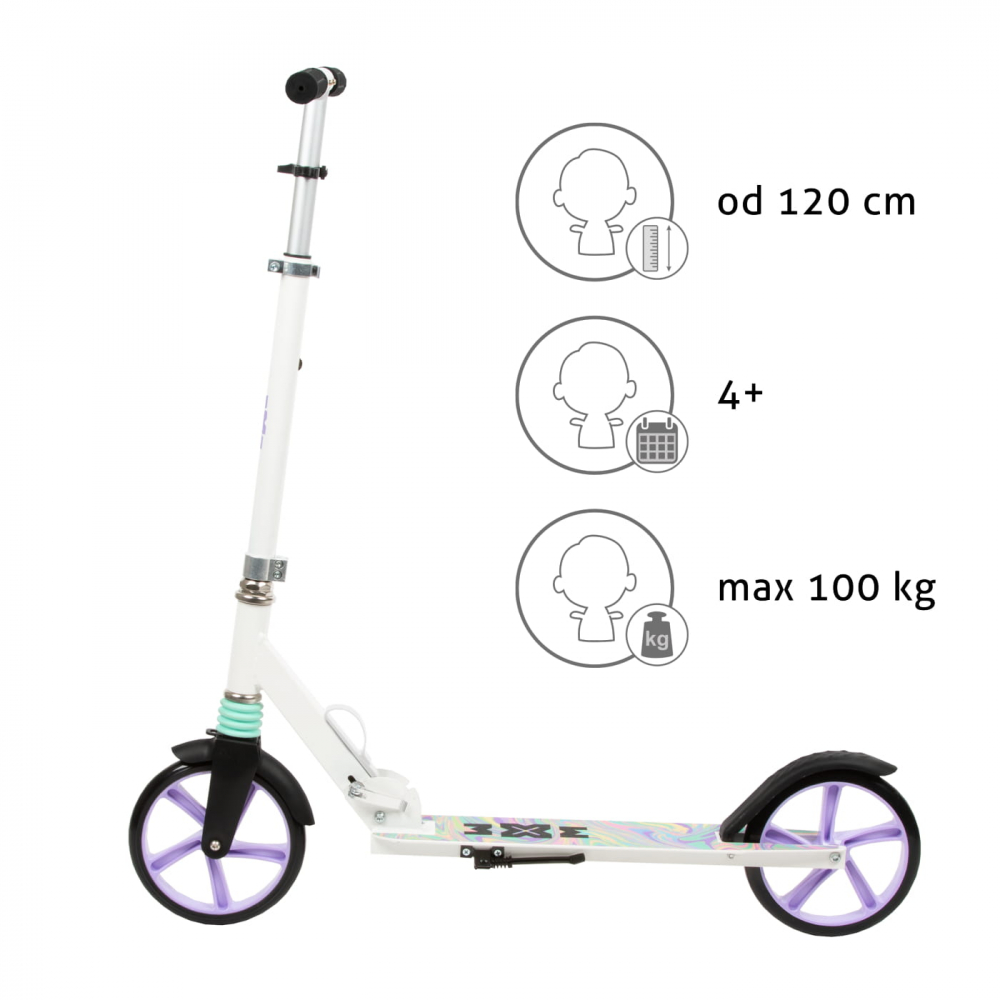 Trotineta pliabila, WXM, DRIFF Fluid, Roți 200mm | ABEC-7 | până la 100 kg, 4 ani + [10]