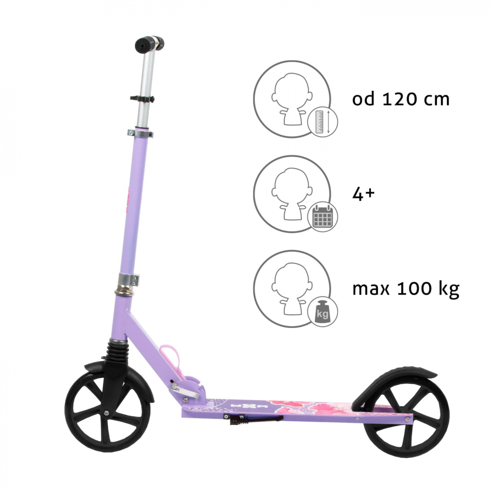 Trotineta pliabila, WXM, DRIFF Hibiscus City, Roți 200mm | ABEC-7 | până la 100 kg, 4 ani + [8]