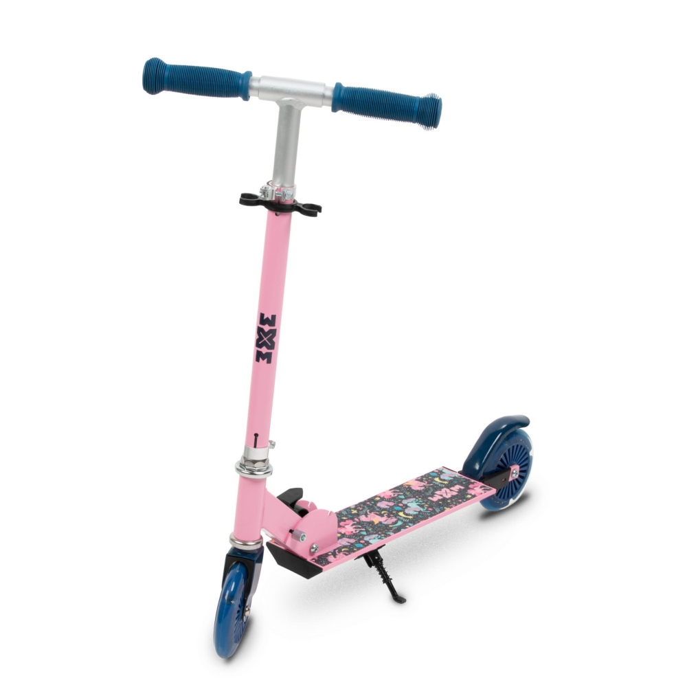 Trotineta pliabila, WXM, SKIPO Unicorn, aluminiu, roti LED 120mm, pana la 50 kg, multicolor [3]