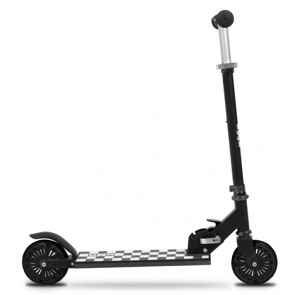 Trotineta pliabila, WXM, SKIPO Chess, aluminiu, roti LED 120mm, pana la 50 kg, white black [3]