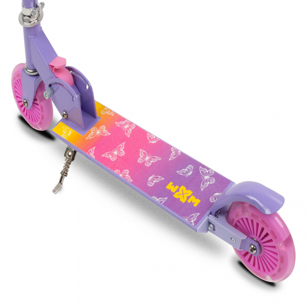 Trotineta pliabila, WXM, SKIPO Butterfly, aluminiu, roti LED 120mm, pana la 50 kg, multicolor [5]