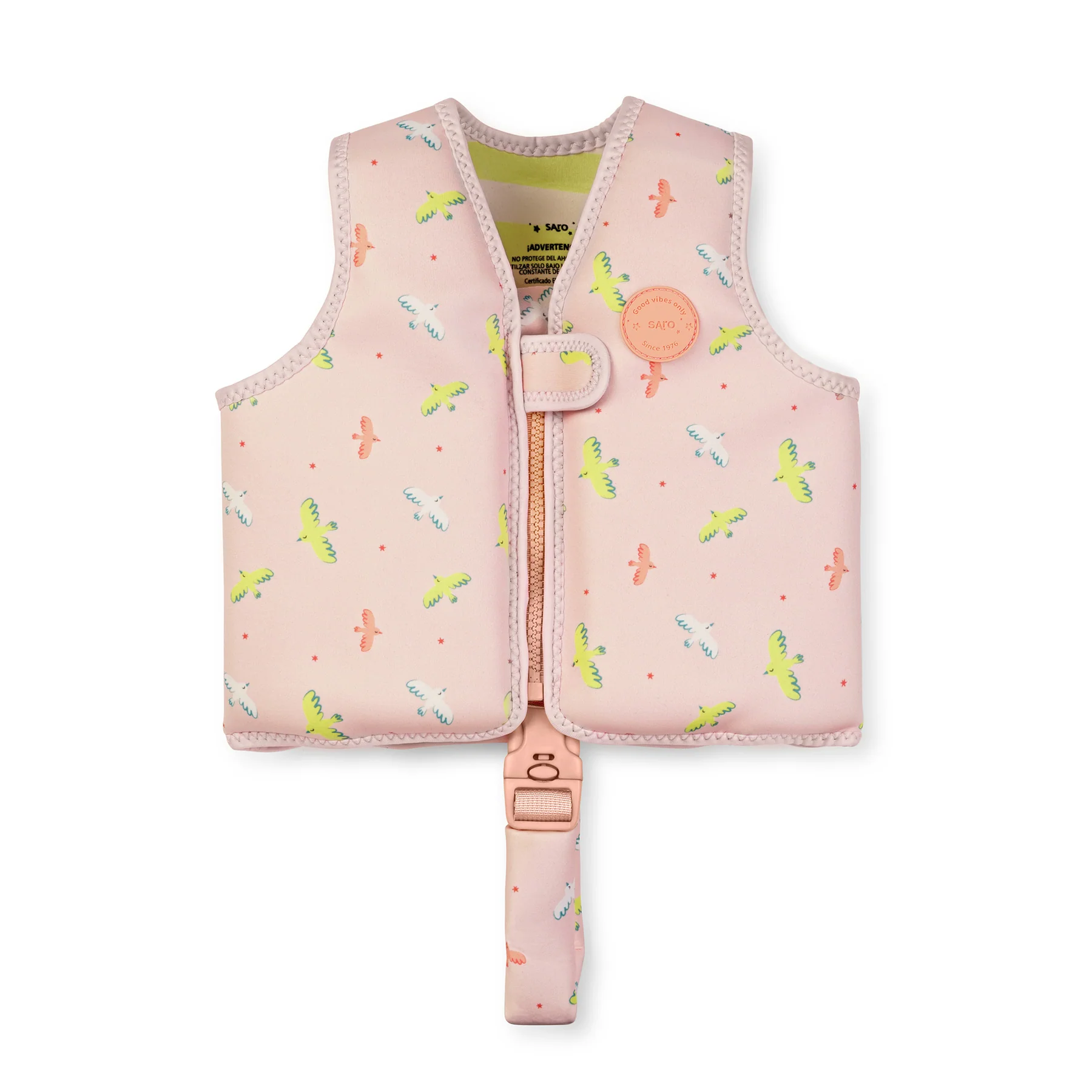 Vestă de Înot Copii cu Protecție UV UPF 50+ Tropicool Pink by Saro – Vestă Flotabilă Evolutivă 1-3 Ani [5]