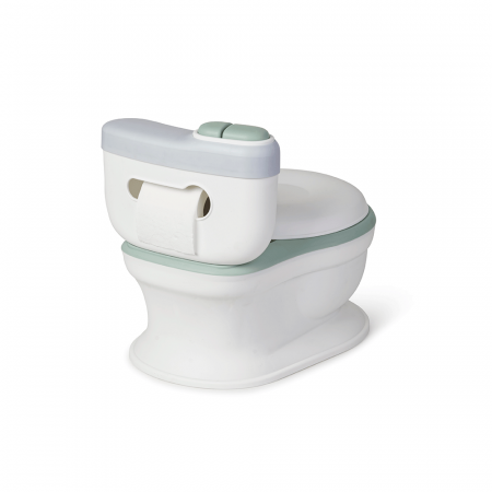 Olita de tip WC, muzicala, alb si mint [2]