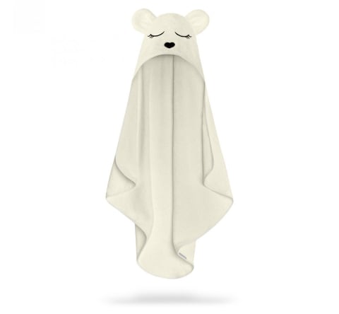 Set Baie Completă – Prosop Teddy Ecru Bambus, Burete Natural & Trusă Saro Baby [1]