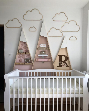 Patut din lemn pentru bebe, inaltime saltea reglabila, Noble Alb + Saltea Cocos 120x60x10 cm [6]