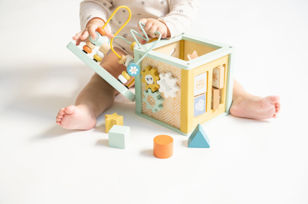 Cub de activitati din lemn, Saro Baby [17]
