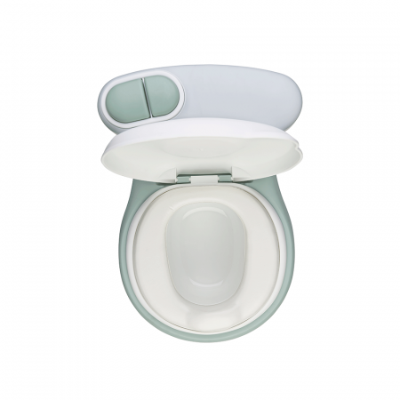 Olita de tip WC, muzicala, alb si mint [5]