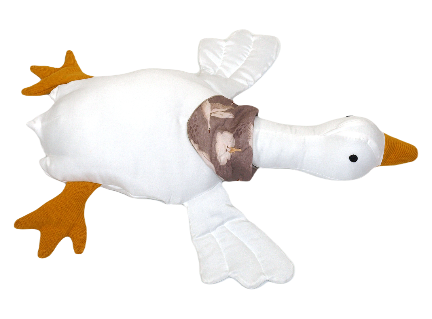 Perne decorative - Perna decorativa din bambus cu umpltura Baby Soft , Gasca draguta