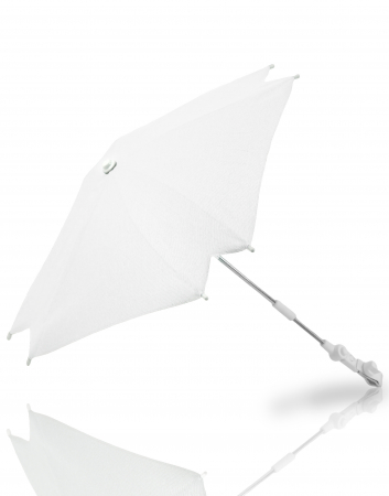 Umbreluta de soare ajustabila cu protectie solara UV 50+, pentru carucior bebelusi, alb, Bexa [1]
