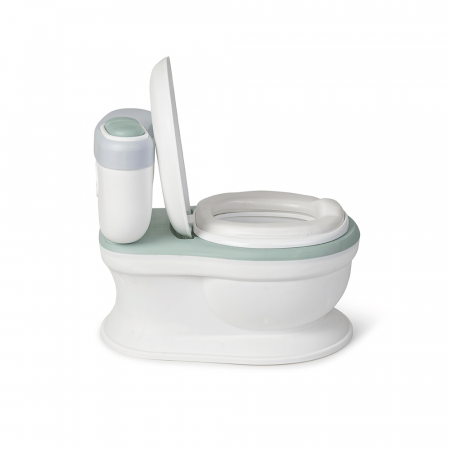 Olita de tip WC, muzicala, alb si mint [3]